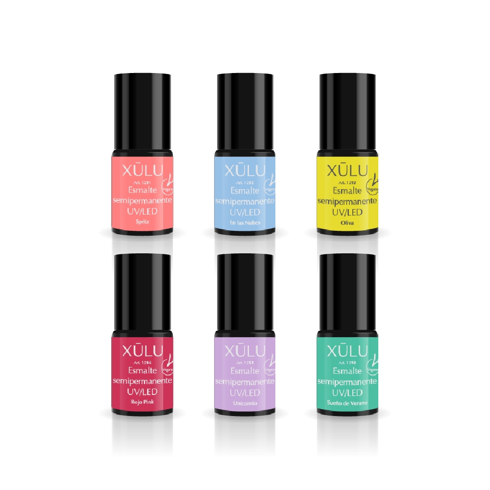 XÚLU PACK X 6 ESMALTE UV HAPPY DAYS | Vista 4
